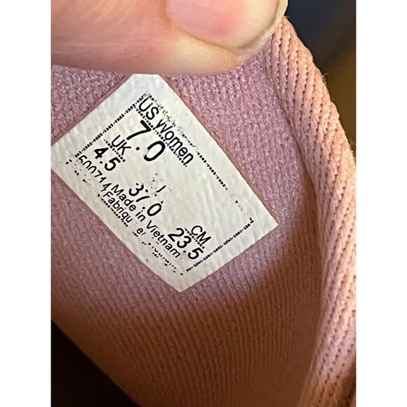 Pink Textured Van's skate women's 7 low rare 500714 EUC HTF cute - Picture 9 of 9